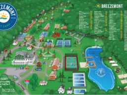 Breezemont camp map.