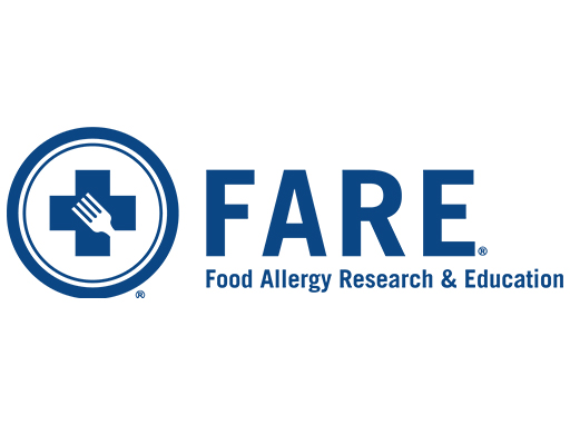 Food allergy research & education logo linking to the FARE website.